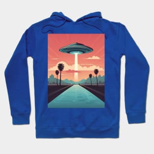 UFO In Los Angeles California Hoodie